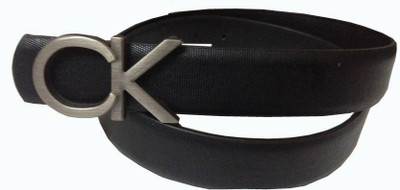 

CAPTURE Men Casual Black Artificial Leather Reversible Belt