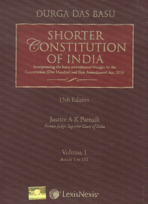 Durga Das Basu's Shorter Constitution Of India [Vol I & II] By LexisNexis(English, Hardcover, Durga Das Basu)