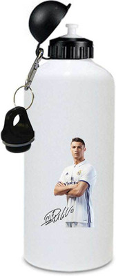 

Juvixbuy Cristiano Ronaldo White Sipper / Water Bottle With Free 1 Cap ( Aluminium ) 750ml 750 ml Sipper(Pack of 1, White)