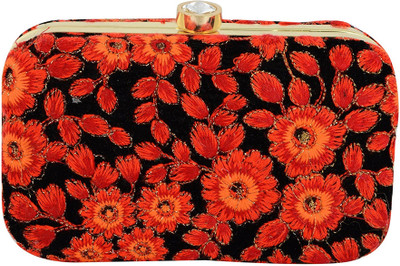 

Tooba Handicraft Party Multicolor Clutch
