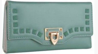 

LACIRA Casual Green Clutch