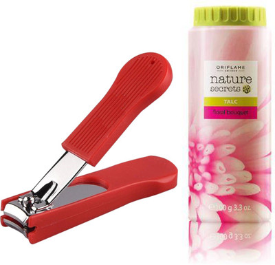 

Oriflame Sweden Nature Secrets Talc Floral Bouquet (100g) (25440) With Nail Cutter(Set of 2)