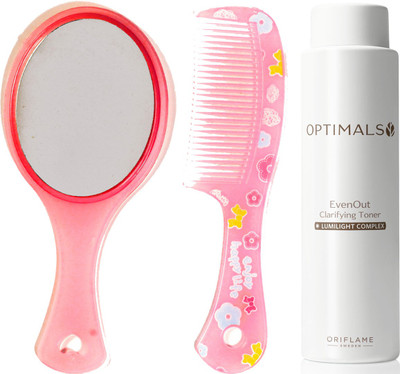 

Oriflame Sweden Optimals Even Out Luminizing Toner 200ml (33225) With Mirror Comb Set(Set of 3)