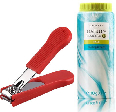 

Oriflame Sweden Nature Secrets Talc Cooling Breeze (100g) (25444) With Nail Cutter(Set of 2)