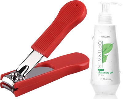 

Oriflame Sweden Optimals Whitening Cleanser - Oily Skin 200ml (26652) With Nail Cutter(Set of 2)