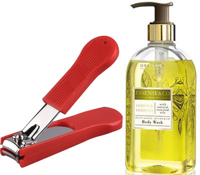 

Oriflame Sweden Essense&Co. Lemon & Verbena Body Wash 300ml ( 31852 ) With Nail Cutter(Set of 2)