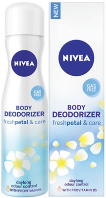 

Nivea Body Deodorizer Fresh Petal Care Gas Free Spray Body Spray - For Women(120 ml)