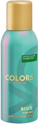 

Colors De Benetion Blue Deodorant Body Spray For Her Deodorant Spray - For Women(150 ml)