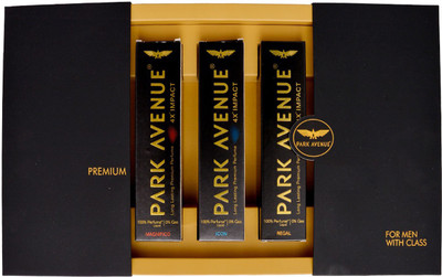

Park Avenue 4x Magnifico, Icon, Regal 120ml each Gift set Deodorant Spray - For Men(360 ml, Pack of 3)