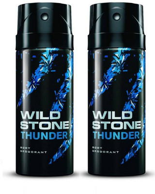 

Wild Stone Thunder Deodorant Spray Pack of 2 Combo (150ML each) Deodorant Spray - For Men(300 ml, Pack of 2)