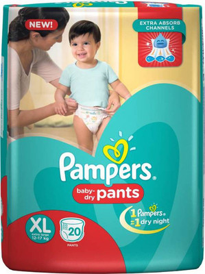 

Pampers Dry Pants Diapers - XL(20 Pieces)