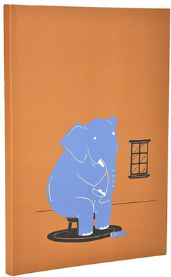 CollarFolk Regular Journal(Printed Elephant, Brown)