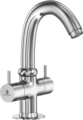 

Sheetal 1011 Flt Center Hole Basin Mixer Without Pop-Up West System Cartridge Faucet(Centerset Installation Type)