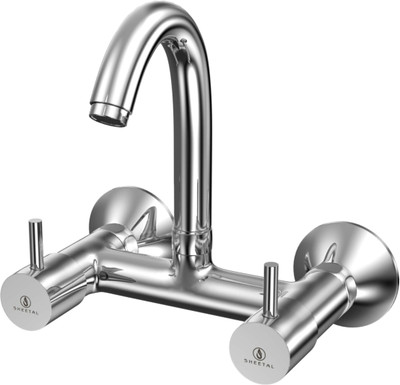 

Sheetal 1010 Flt Sink Mixer With Swinging Spout Cartridge Faucet(Wall Mount Installation Type)