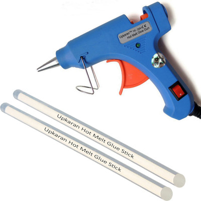 

Upkaran 20 Watt Glue Gun Combo of Hot Melt Glue Gun and 2 Hot Melt Glue Sticks(8inch/20.3cm) Standard Temperature Corded Glue Gun(7 mm)