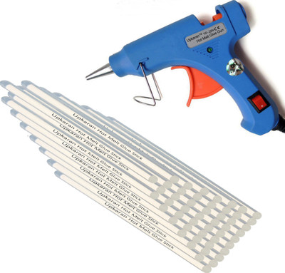 

Upkaran 20 Watt Glue Gun Combo of Hot Melt Glue Gun and 50 Hot Melt Glue Sticks(8inch/20.3cm) Standard Temperature Corded Glue Gun(7 mm)