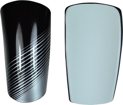 

Kobo SL/BLK-2236 Football Shin Guard(Silver, Black, Black;silver