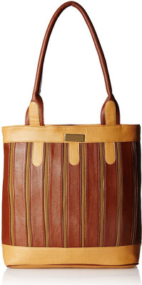 

Aisna Hand-held Bag(Brown, Beige), Beige;brown