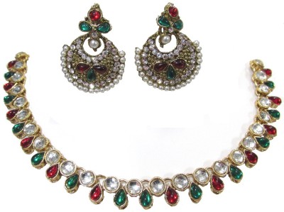 SHREE MAULI CREATION Alloy Multicolor Jewellery Set(Pack of 1)