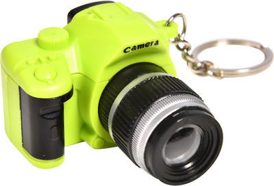 

Jaycoknit LeCaspa's Camera Green LED Light Plastic Collectible Key chain Key Chain
