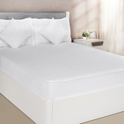 LINENWALAS Fitted King Size Waterproof Mattress Cover(White)