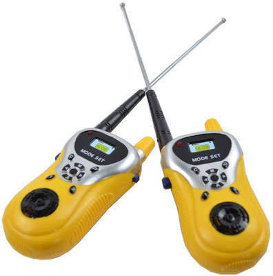 

KT BROTHERS 2 Player system pair of walkie talkies for kids(Yellow)