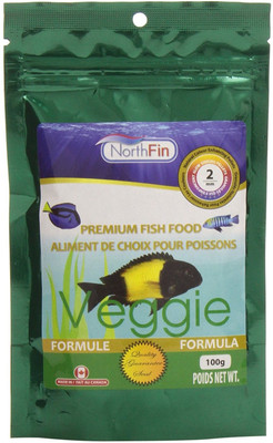

NorthFin Veggie Formula (2mm) 100g | Premium Quality (MADE IN CANADA) | 100 g Dry Fish Food