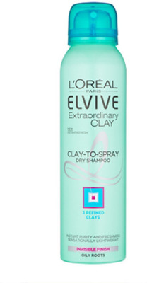 

L'Oreal Elvive Extraordinary Clay (Clay-To-Spray) Dry Shampoo(150 ml)