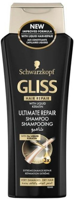 

Schwarzkopf Gliss Hair repair with Liquid Keratin Ultimate Repair Shampoo(400 ml)