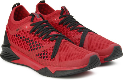 

Puma IGNITE XT NETFIT Running Shoes For Men(Red, Black, Toreador-puma black