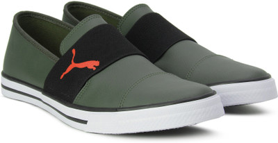 

Puma Alpha Slip on SL IDP Sneakers For Men(Black, Green, Olive night-puma black