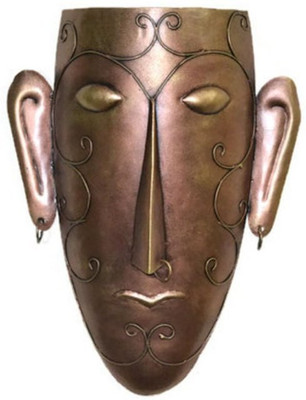 

Eurasiahandicraft EIII1040 Decorative Showpiece - 9 cm(Iron, Multicolor)