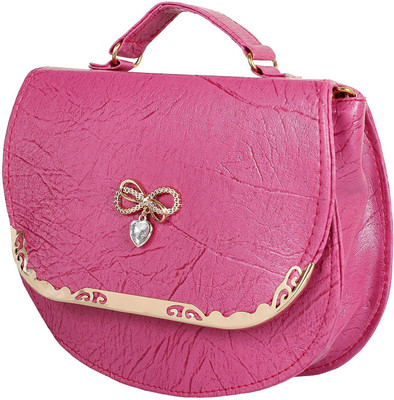 

ayeshu Girls Casual Pink PU Sling Bag