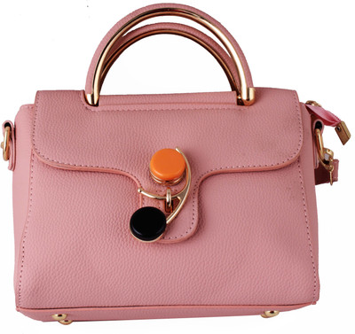 

weR Girls Casual Pink Leatherette Sling Bag