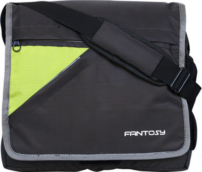 

Fantosy Men Casual Black Polyester Sling Bag