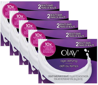 

Olay Age Defying Beauty Bars Soap(133 g, Pack of 10)