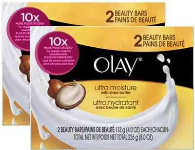 

Olay Ultra Moisture Beauty Bars Soap(133 g, Pack of 4)