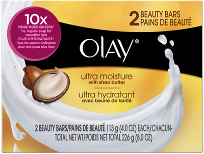 

Olay Ultra Moisture Beauty Bars Soap(133 g, Pack of 2)