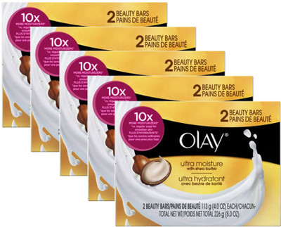 

Olay Ultra Moisture Beauty Bars Soap(133 g, Pack of 10)