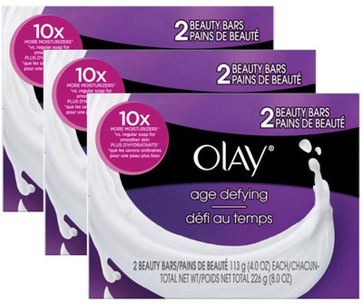 

Olay Age Defying Beauty Bars Soap(133 g, Pack of 6)