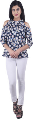 chetna creations Casual 3/4th Sleeve Printed Women
