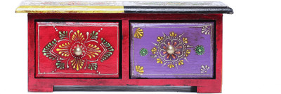 

Rajotsav RHCWD2DR01 Makeup and Jewellery Vanity Box(Multicolor)