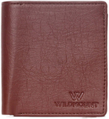 

Wildmount Men Brown Artificial Leather Wallet(7 Card Slots)