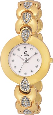 cubia Cb1231 Cubia fantastic Golden Metal Watch For Womens & Girls Watch  - For Women   Watches  (Cubia)