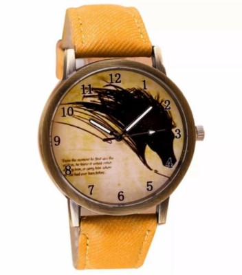 On Time Octus Yellow Jeans Strap Watch  - For Men & Women   Watches  (On Time Octus)