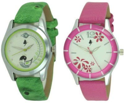 Swan GREEN&PINK02 Watch  - For Girls   Watches  (Swan)