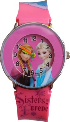 SS Traders Frozen Cute Excellent Pink Dial Watch - Awesome and New Trendy Watch  - For Boys & Girls   Watches  (SS Traders)