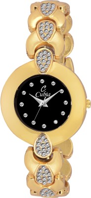 cubia Cb1232 Cubia Fantastic Golden Metal Watch For Womens & Girls Watch  - For Women   Watches  (Cubia)