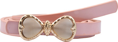 

Antiformal Women Casual, Party, Formal, Evening Pink Artificial Leather Belt, Light pink
