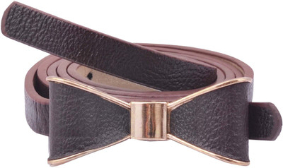 

Antiformal Women Casual, Party, Formal, Evening Black Artificial Leather Belt